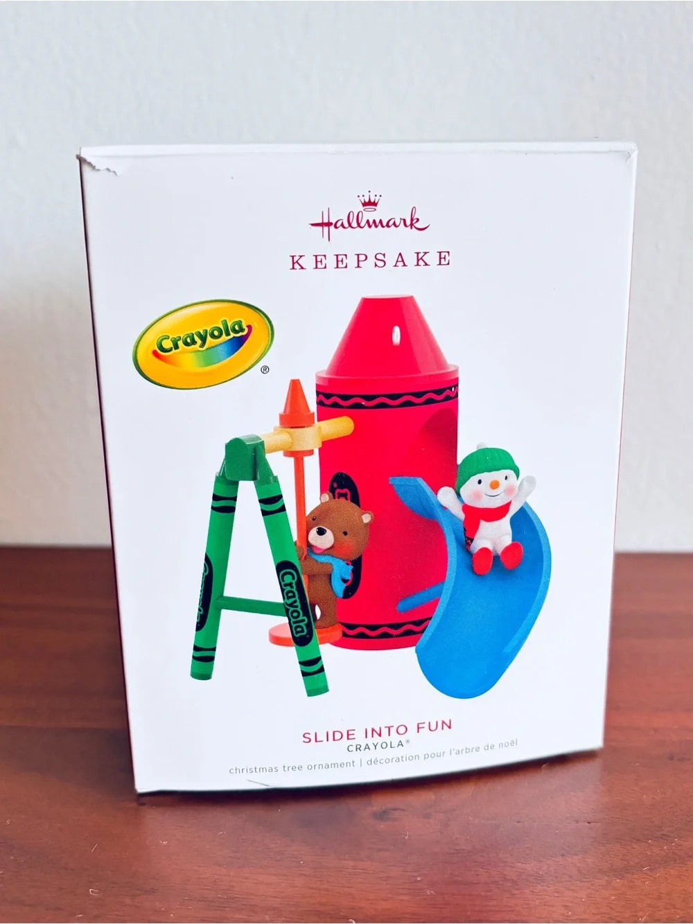 Hallmark & Crayola Holiday Ornament- Slide into Fun - 2019